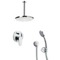 Ceiling Rain Shower System with Handheld, Rain Shower Head, Shower Faucet Set